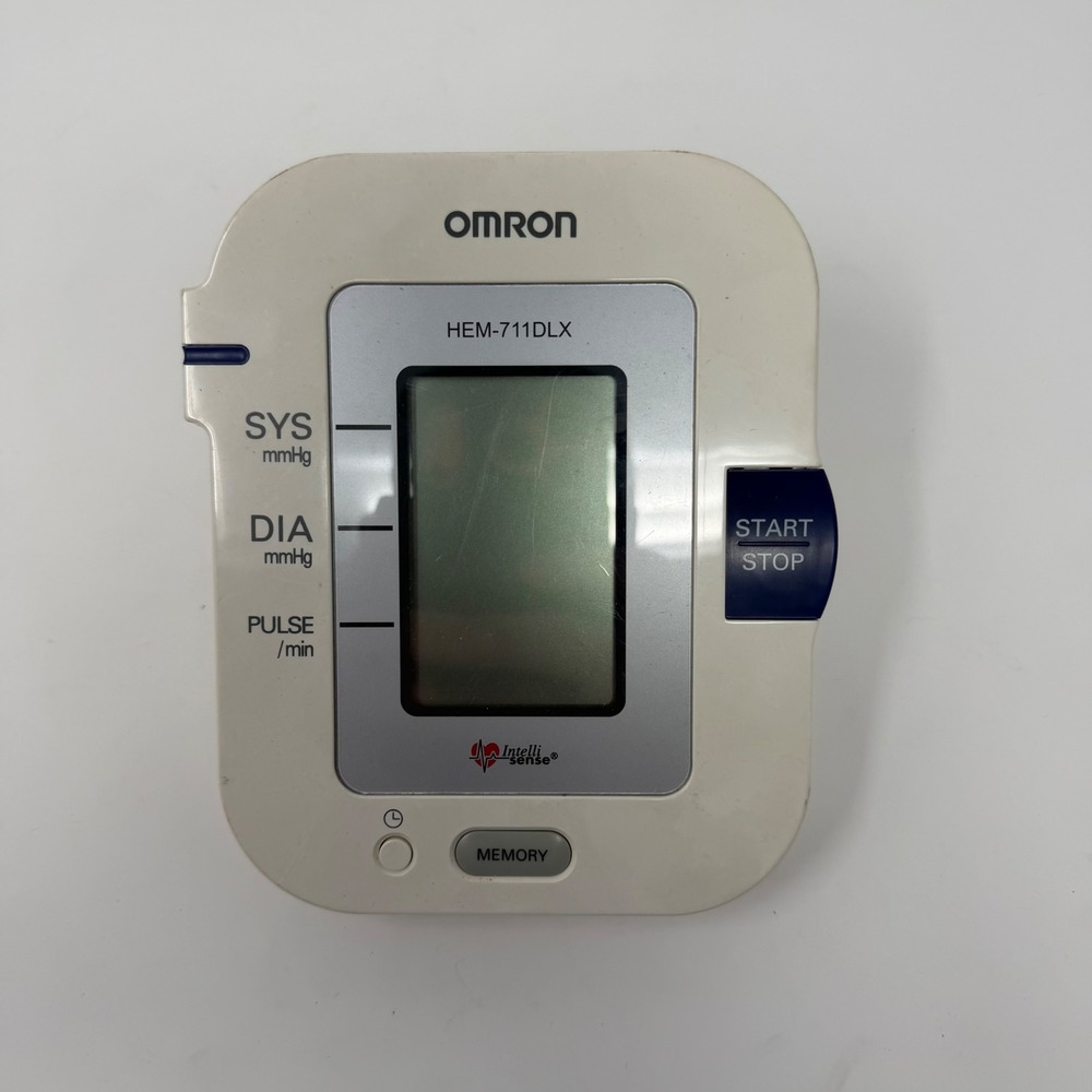 Omron HEM-711DLX Automatic Blood Pressure Monitor with Charger no cuff